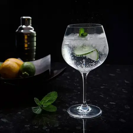 Copa De Cristal Para Gin Tonic Burgundy 680 Ml | Edelita Transparente