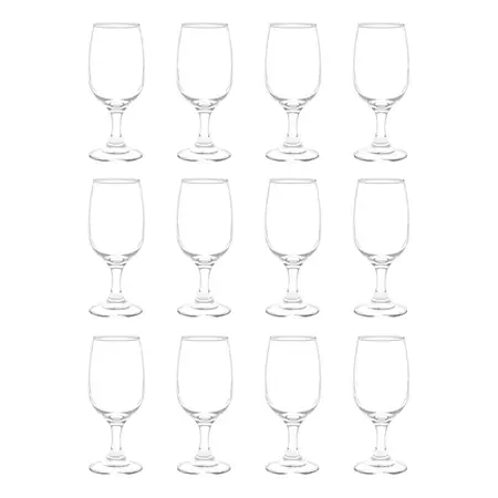 Copa Degustación Chianti 251 Ml Vidrio Vino Cristar X 12 Un. Transparente