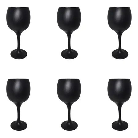 Copa Gin Tonic Sm 615ml Copon Vidrio Nadir Colores X 6 Unid Negro