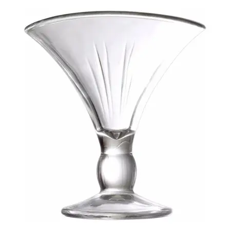 Copa Postre Capri Helado 250cc Vidrio Templado Resto Bar X1 Transparente