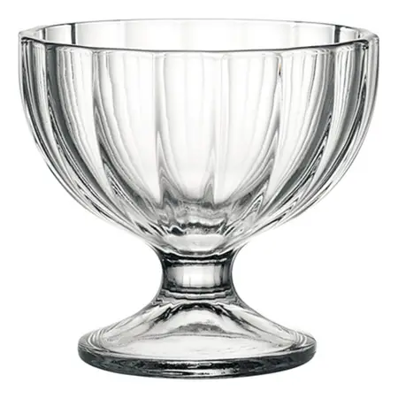 Copa Postre Helado Compotera Vidrio Alaska 265 Ml | Bormioli Transparente