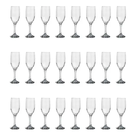 Copa Windsor Champagne Vidrio Nadir 190 Ml X 24 Unidades Transparente