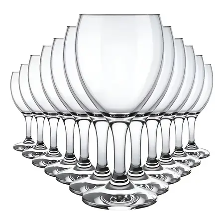 Copa Windsor Vino Vidrio Nadir 250 Ml X12 Color Transparente