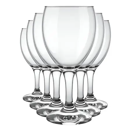 Copa Windsor Vino Vidrio Nadir 250 Ml X6 Unid Color Transparente