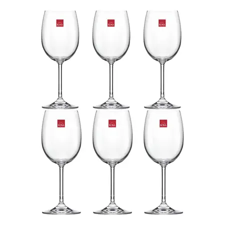 Copas Degustación Gala 39 Rona Vino Cristal Vidrio 390 Ml X6 Color Transparente