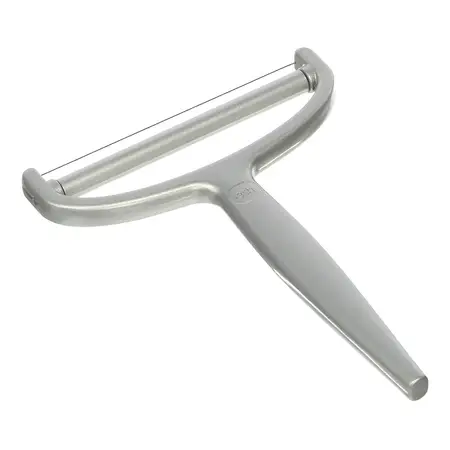 Cortador De Queso Reforzado Corta Queso Aluminio Cocina D+m Color Plateado