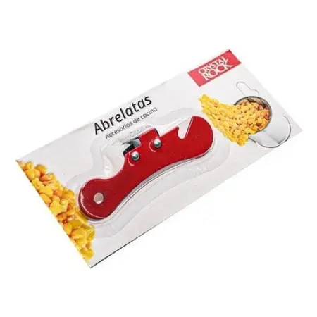 Crystal Rock Abrelatas Uña Metalico 12 Cm Abridor De Botellas