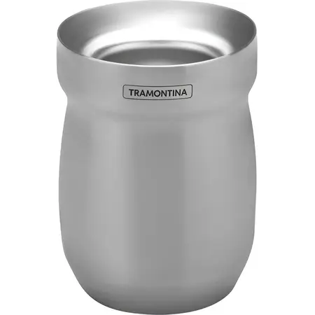 Cubo Térmico Tramontina P/ Chimarrão/ Tereré Ilex 240ml Gris