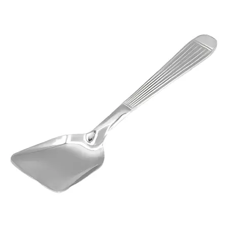 Cuchara Helado Rayada Athenas Nacional Acero Inox X 1 Unidad Color Del Mango Plateado