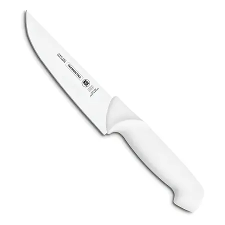 Cuchillo Carnicero 7 PuLG Tramontina Profesional Para Carne Color Blanco