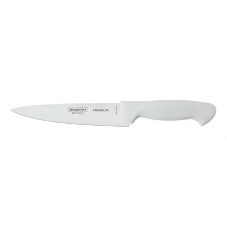 Cuchillo Cuchilla Cocina Acero Inox Premium Tramontina 15cm Color Blanco
