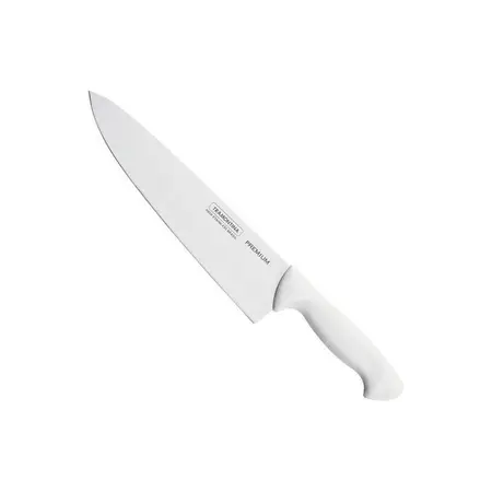 Cuchillo Cuchilla Cocina Profesional Master Tramontina 22,5cm Color Blanco