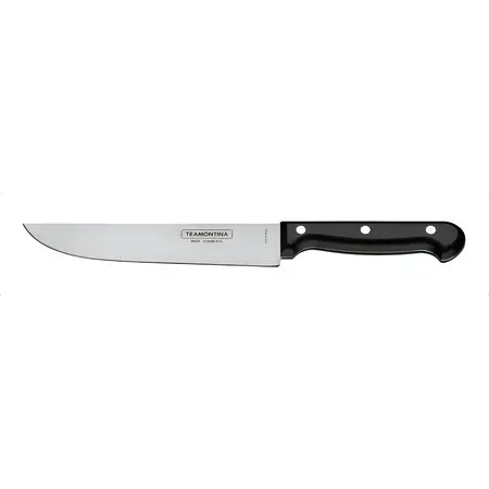 Cuchillo De Cocina Fino Ultracorte N7 Tramontina Acero Inox Color Negro 23857107