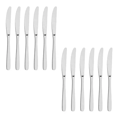 Cuchillo De Postre Tramontina Cosmos Acero Inoxi X 12 Uni