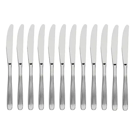 Cuchillo Mesa Carne Tramontina Athenas Original X 12 U - Plateado