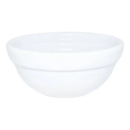 Ensaladera Bowl 16 Cm Porcelana Blanca 500 Ml X 1 Unidad Blanco