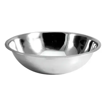 Ensaladera Bowl Repostería De Acero Cocina 24 Cm | Carol Plateado