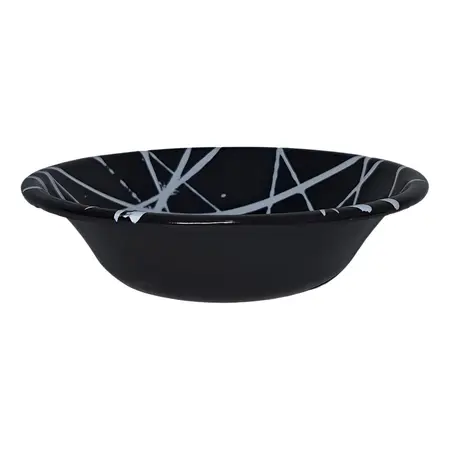 Ensaladera Enlozada Chica Vajilla Diseño Reforzada 21cm X 1u Negro