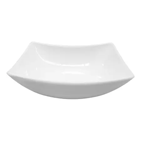 Ensaladera Vidrio Opalino Cuadrado Grande 29 Cm Resistente