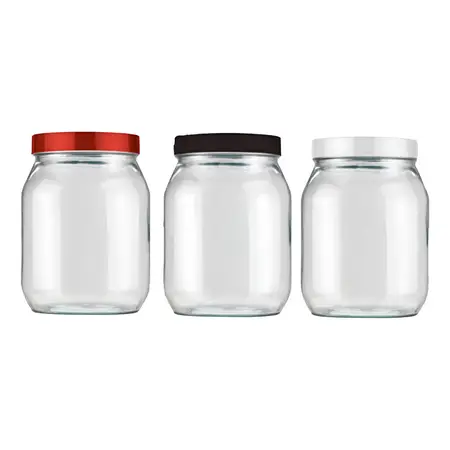 Frasco Redondo Plástico Con Tapa Rosca 1.3l | Invicta Newel Al Azar