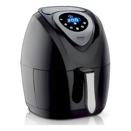Freidora De Aire Peabody 3.2 Lts 1400 Watts Sin Aceite Color Negro