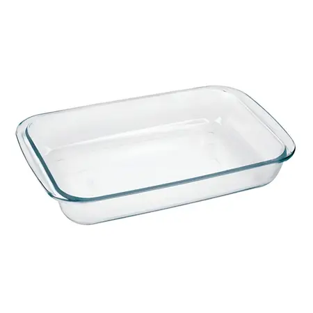 Fuente Asadera Marinex Vidrio Templado Horno 2,2 Lt Color Transparente