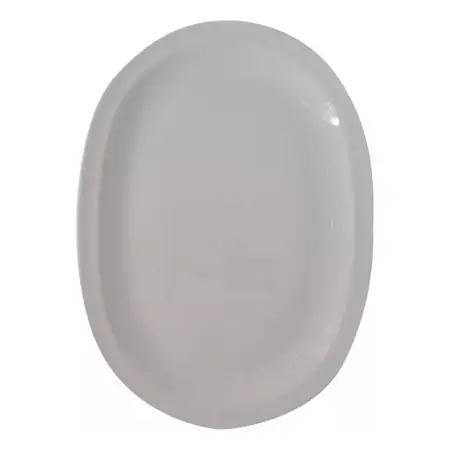Fuente Oval Bandeja 35cm Tsuji Porcelana Ala Angosta Blanco