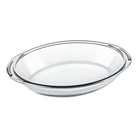 Fuente Oval C/ Asas 35x22 Cm 2.5l Vidrio Sempre Color Transparente