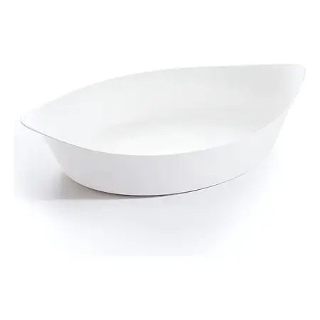 Fuente Ovalada Porcion 21 X 13 Cm Luminarc Smart Cuisine Color Blanco
