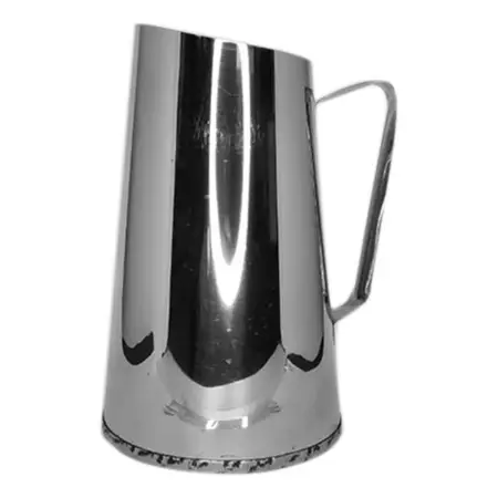 Jarra De Acero Inoxidable Agua Leche Café Manija 1500ml Plateado