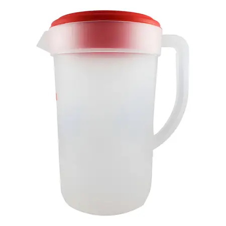 Jarra Plástico Heraldplast Con Tapa 2250 Cc Jugo Agua X 1 U Color Transparente