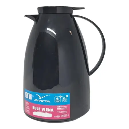 Jarra Térmica Invicta Viena 1 Litro Pico Vertedor Colores Negro