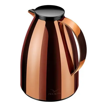 Jarra Termica Bule Viena Invicta Colores 750ml Tapon Vidrio Cobre metalizado