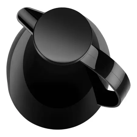 Jarra Termica Bule Viena Invicta Colores 750ml Tapon Vidrio Negro