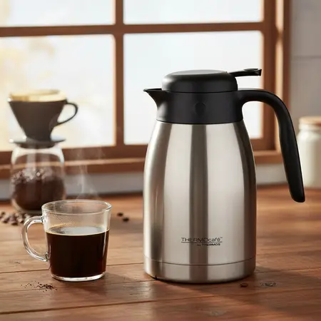 Jarra Termo 1500 Ml Belly Acero Inox Tapa Pico | Thermos Silver