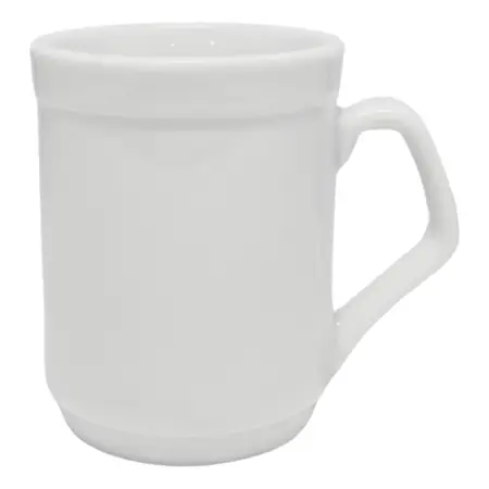Jarrito Café Doble 200ml Tsuji Linea Recta 450 Porcelana X1 - Blanco