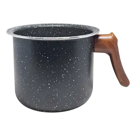 Jarro Hervidor 1,6 L Antiadherente 16 Cm Granito Inducción Color Negro