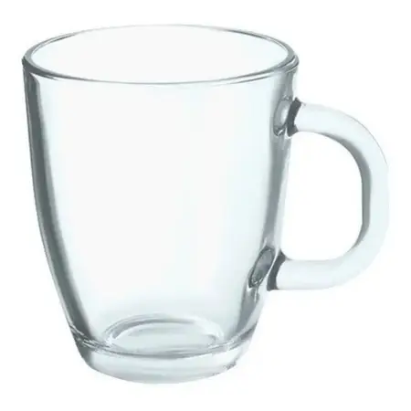 Jarro Mugg Amanecer Taza De Vidrio Té Café 370 Ml X 1 Tazon Transparente