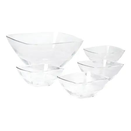 Juego Compoteras + Ensaladera Quadre Nadir Vidrio 5