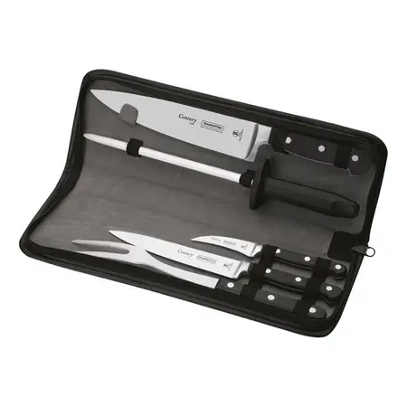 Juego De Cuchillos Century Tramontina Acero Inox 6pz Estuche - No Aplica