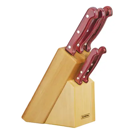 Juego De Cuchillos Tramontina Churrasco 21199783 Brown De 5 Piezas