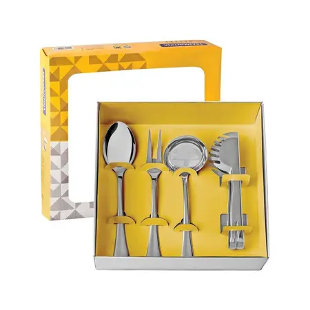 Juego De Utensilios Havana 4pz Acero Inoxidable | Tramontina Plateado