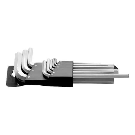 Juego Llaves Hexagonales Largas Cromadas Tramontina 9 Pzs