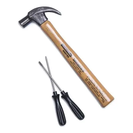 Kit Herramientas Tramontina Martillo Y Destornillador 3 Pzs