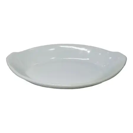 Legumbrera Oval Fuente Porcelana Blanca Grande 25,5 Cm X 1 U Blanco