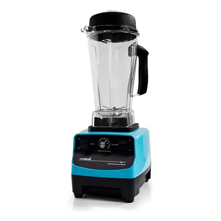 Licuadora 3 Hp Profesional Turboblender 76 Jarra 2 Lts 1500w Color Celeste