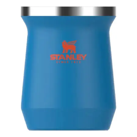 Mate Stanley Original Blanco Negro Acero Inoxidable X 1 Un Azure