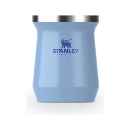 Mate Stanley Original Blanco Negro Acero Inoxidable X 1 Un Cornflower Gloss