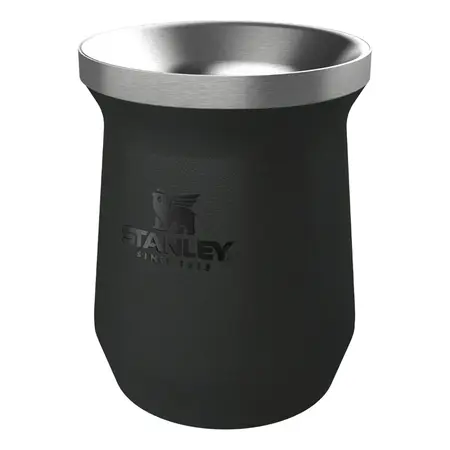 Mate Stanley Original Blanco Negro Acero Inoxidable X 1 Un Negro 2.0