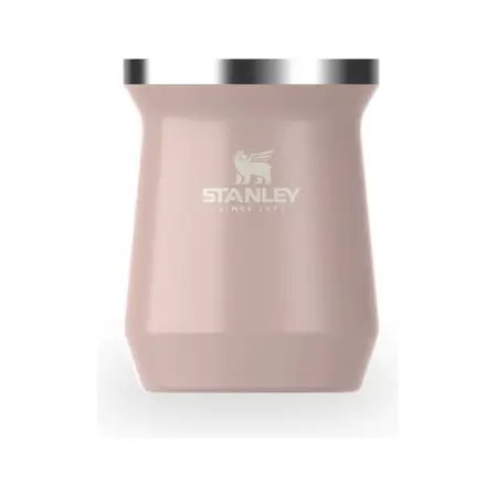 Mate Stanley Original Blanco Negro Acero Inoxidable X 1 Un Peach Whip Gloss